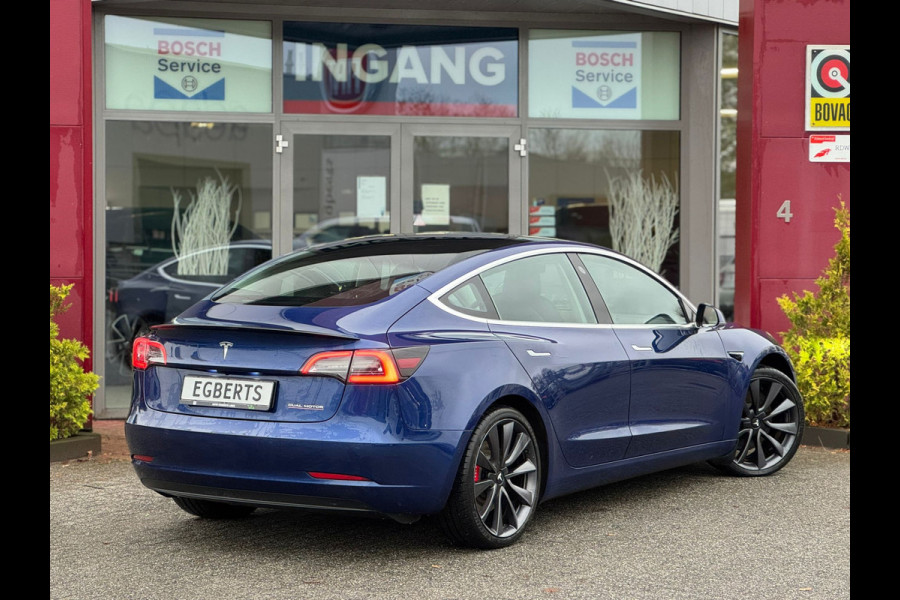 Tesla Model 3 Performance AWD 75 kWh Tijdelijke Black friday deal, nu van 29750.- voor 28750.-