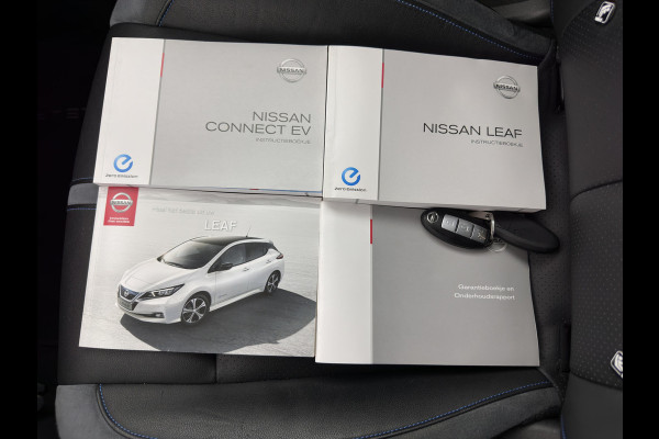 Nissan Leaf Tekna 40 kWh { SOH-92% } (INCL-BTW ) *LUXURY-LEATHER | FULL-LED | KEYLESS | NAVI-FULLMAP | BLIND-SPOT | DAB+ | HEATED-COMFORTSEATS | DIGI-COCKPIT | PRIVACY-GLASS | TOPVIEW-CAMERA | 17"ALU*