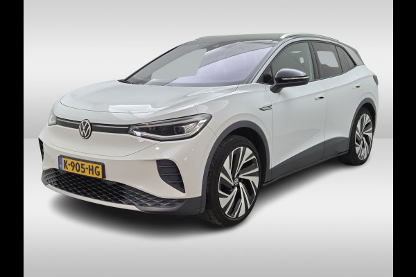 Volkswagen ID.4 First Max 77 kWh / Full option! / Trekhaak / Panoramadak / Camera / Head-up / Keyless / 21'' / ACC / Dodehoek / Elektr. stoelen / Massage / Navigatie / Stuurverwarming