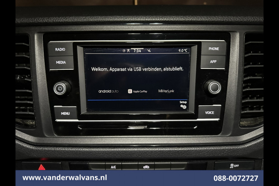 Volkswagen Crafter 2.0 TDI 141pk L3H3 L2H2 Euro6 Airco | Camera | Apple Carplay | Andoid Auto 270 Graden Achterdeuren, Bijrijdersbank, 3000kg trekvermogen