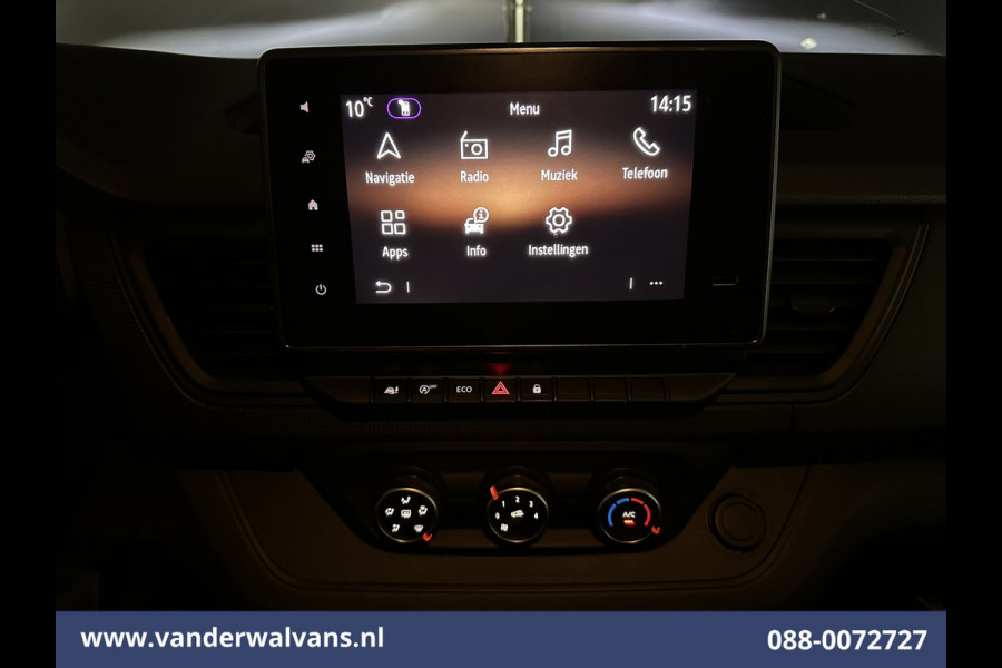 Renault Trafic 2.0 dCi 131pk L1H1 Euro6 Airco | LED | Navigatie | LM velgen | Cruisecontrol | 2500kg Trekhaak Parkeersensoren, Sidebars, Bijrijdersbank