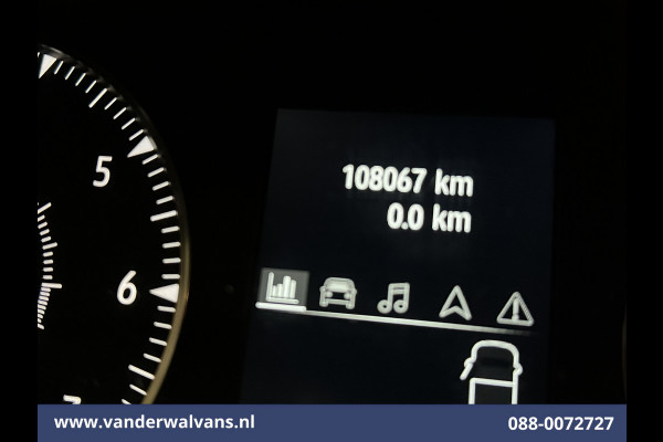 Renault Trafic 2.0 dCi 131pk L1H1 Euro6 Airco | LED | Navigatie | LM velgen | Cruisecontrol | 2500kg Trekhaak Parkeersensoren, Sidebars, Bijrijdersbank