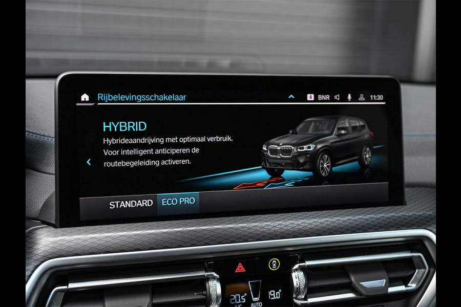 BMW X3 xDrive30e HIGH EXECUTIVE | M-SPORT | SHADOW LINE | COMFORT ACCESS | ACTIVE CRUISE | HEAD-UP | LEDER | STOELVERWARMING | PANORAMA