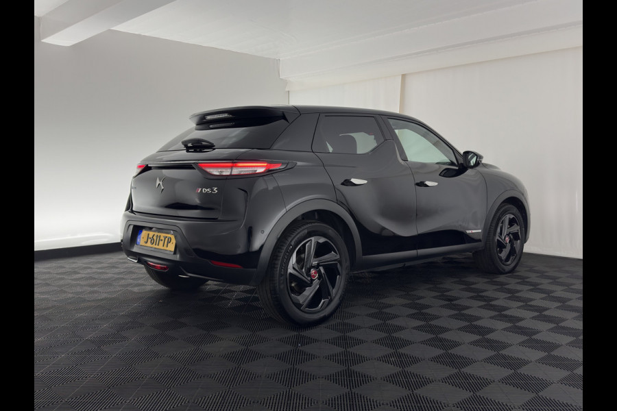 DS DS 3 Crossback E-Tense Performance Line+ 50 kWh [ 3-Fase ] {SOH-90%} (INCL-BTW) *LEATHER-FABRIC | MATRIX-LED | ADAPTIVE-CRUISE | DIGI-COCKPIT | HEATED-SPORTSEATS | CAMERA | KEYLESS | NAVI-FULLMAP | DAB+ | ECC | PDC | PRIVACY-GLASS | 18''ALU*