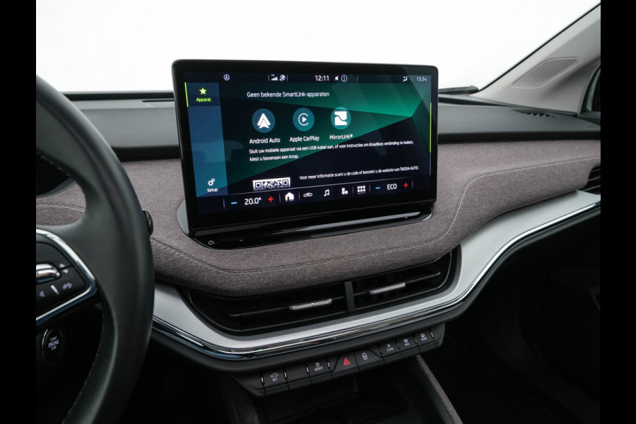 Škoda ENYAQ iV 60 [ 3-Fase ] {SOH-87%} (INCL-BTW) *PANO | FULL-LED | DIGI-COCKPIT | CAMERA | KEYLESS | NAVI-FULLMAP | PRIVACY-GLASS | AMBIENT-LIGHT | ECC | COMFORT-SEATS | DAB + | PDC | CRUISE | CARPLAY | TOWBAR | 19 "ALU*