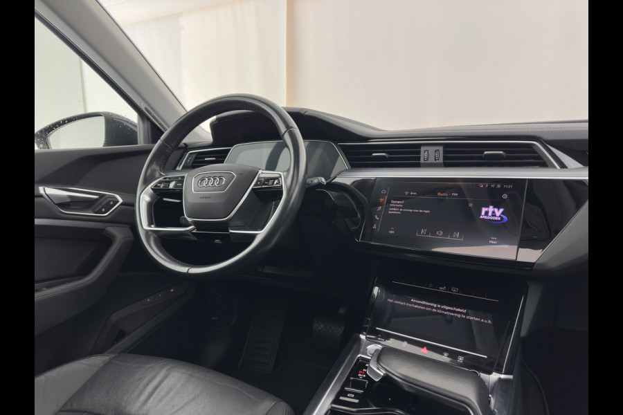 Audi e-tron 50 Quattro Launch edition plus 71 kWh [ 3-Fase ] {SOH-96%} (INCL-BTW) *PANO | LUXURY-LEATHER | ADAPTIVE-CRUISE | FULL-LED | DIGI-COCKPIT | KEYLESS | MEMORY-PACK | CAMERA | NAVI-FULLMAP | SHIFT-PADDLES | COMFORT-SEATS | 20''ALU*