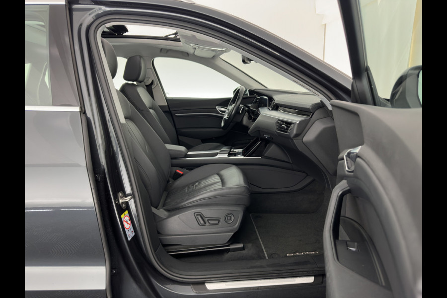 Audi e-tron 50 Quattro Launch edition plus 71 kWh [ 3-Fase ] {SOH-96%} (INCL-BTW) *PANO | LUXURY-LEATHER | ADAPTIVE-CRUISE | FULL-LED | DIGI-COCKPIT | KEYLESS | MEMORY-PACK | CAMERA | NAVI-FULLMAP | SHIFT-PADDLES | COMFORT-SEATS | 20''ALU*