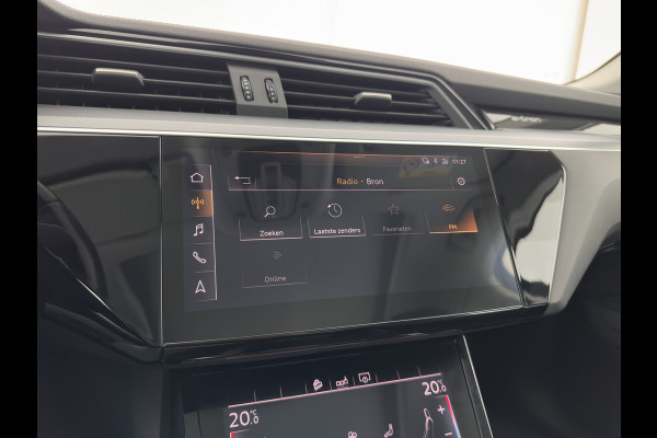 Audi e-tron 50 Quattro Launch edition plus 71 kWh [ 3-Fase ] {SOH-96%} (INCL-BTW) *PANO | LUXURY-LEATHER | ADAPTIVE-CRUISE | FULL-LED | DIGI-COCKPIT | KEYLESS | MEMORY-PACK | CAMERA | NAVI-FULLMAP | SHIFT-PADDLES | COMFORT-SEATS | 20''ALU*