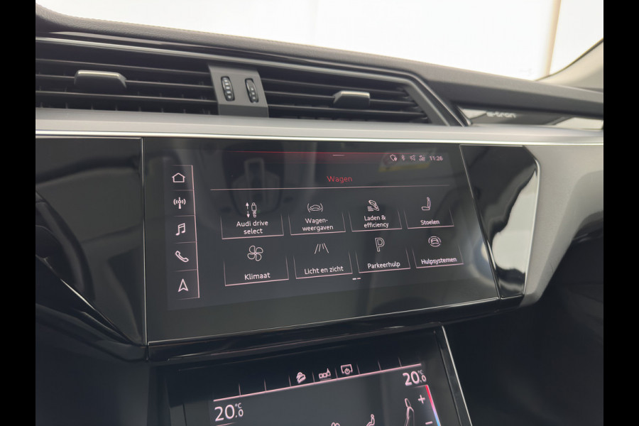 Audi e-tron 50 Quattro Launch edition plus 71 kWh [ 3-Fase ] {SOH-96%} (INCL-BTW) *PANO | LUXURY-LEATHER | ADAPTIVE-CRUISE | FULL-LED | DIGI-COCKPIT | KEYLESS | MEMORY-PACK | CAMERA | NAVI-FULLMAP | SHIFT-PADDLES | COMFORT-SEATS | 20''ALU*