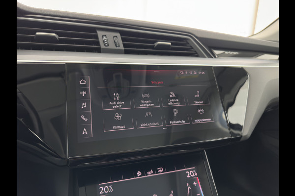 Audi e-tron 50 Quattro Launch edition plus 71 kWh [ 3-Fase ] {SOH-96%} (INCL-BTW) *PANO | LUXURY-LEATHER | ADAPTIVE-CRUISE | FULL-LED | DIGI-COCKPIT | KEYLESS | MEMORY-PACK | CAMERA | NAVI-FULLMAP | SHIFT-PADDLES | COMFORT-SEATS | 20''ALU*