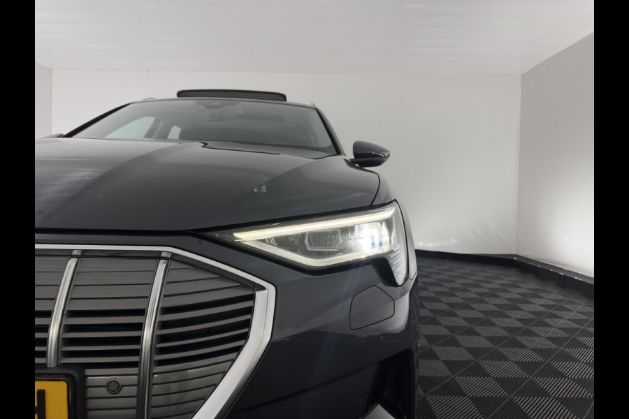 Audi e-tron 50 Quattro Launch edition plus 71 kWh [ 3-Fase ] {SOH-96%} (INCL-BTW) *PANO | LUXURY-LEATHER | ADAPTIVE-CRUISE | FULL-LED | DIGI-COCKPIT | KEYLESS | MEMORY-PACK | CAMERA | NAVI-FULLMAP | SHIFT-PADDLES | COMFORT-SEATS | 20''ALU*
