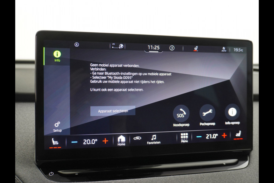 Škoda ENYAQ iV 60 SOH 93% Navi Ecc Adaptive-Cruise Camera Apple Carplay Android Keyless Led Pdc Dab Business Edition Plus Stoelverwarming Bluetooth Dodehoek detector Draadloze tel.lader Rijstrooksensor Regen-Lichtsensor Origineel Nederlandse 1e Eigenaar Auto nieuwprijs €51.910,-