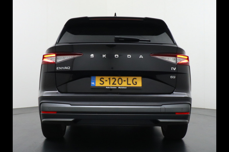 Škoda ENYAQ iV 60 SOH 93% Navi Ecc Adaptive-Cruise Camera Apple Carplay Android Keyless Led Pdc Dab Business Edition Plus Stoelverwarming Bluetooth Dodehoek detector Draadloze tel.lader Rijstrooksensor Regen-Lichtsensor Origineel Nederlandse 1e Eigenaar Auto nieuwprijs €51.910,-