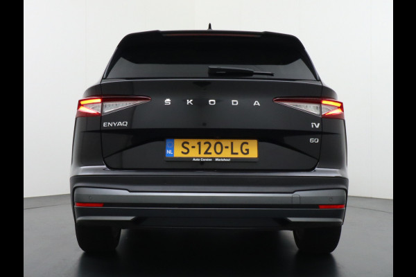 Škoda ENYAQ iV 60 SOH 93% Navi Ecc Adaptive-Cruise Camera Apple Carplay Android Keyless Led Pdc Dab Business Edition Plus Stoelverwarming Bluetooth Dodehoek detector Draadloze tel.lader Rijstrooksensor Regen-Lichtsensor Origineel Nederlandse 1e Eigenaar Auto nieuwprijs €51.910,-