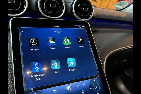 Mercedes-Benz C-Klasse Estate 300 e AMG Line Garantie Trekhaak Massage Pano Ambient 360 Blindspot Elek Achterklep StuurVW Rijklaar