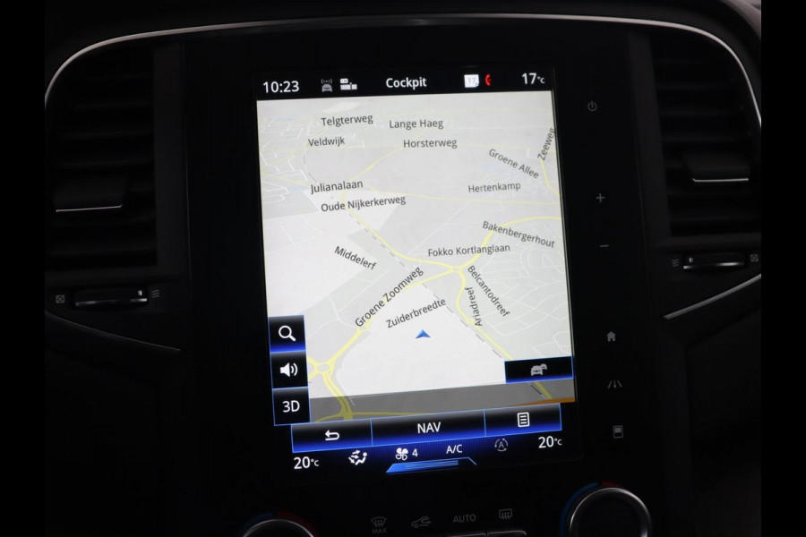 Renault Mégane 1.6 TCe GT | Head-Up | Stoelverwarming | Navigatie | Sfeerverlichting | BOSE Sound | Parkeerhulp | Full LED | Keyless | 18'' | Sportstoelen | Climate control | Bluetooth | Cruise control