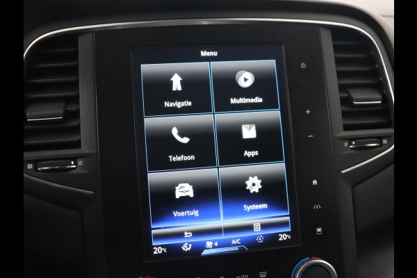 Renault Mégane 1.6 TCe GT | Head-Up | Stoelverwarming | Navigatie | Sfeerverlichting | BOSE Sound | Parkeerhulp | Full LED | Keyless | 18'' | Sportstoelen | Climate control | Bluetooth | Cruise control