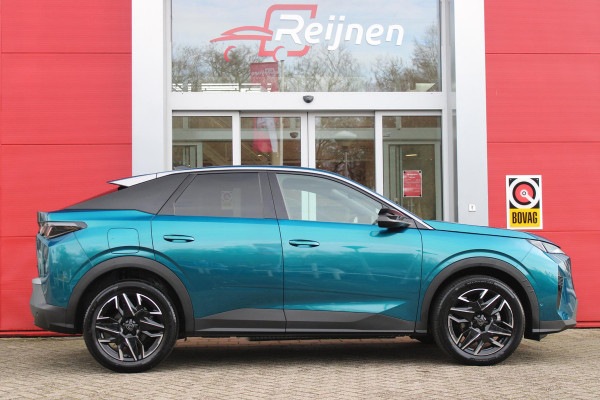 Peugeot 3008 1.2 Hybrid 145PK ALLURE | 360° CAMERA | KEYLESS ENTRY/START | STUUR VERWARMING | ALARM | DODEHOEK DETECTIE | 19" LICHTMETALEN VELGEN | NAVIGATIE | DRAADLOZE APPLE CARPLAY/ANDROID AUTO | ADAPTIVE CRUISE CONTROL | CLIAMTE CONTROL | PARKEERSENSOREN VOOR EN ACHTER |