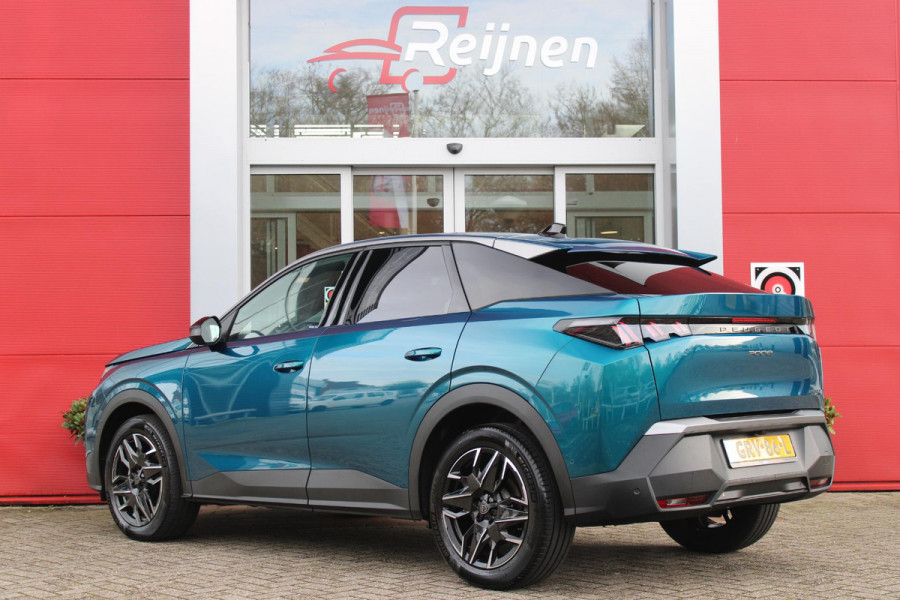 Peugeot 3008 1.2 Hybrid 145PK ALLURE | 360° CAMERA | KEYLESS ENTRY/START | STUUR VERWARMING | ALARM | DODEHOEK DETECTIE | 19" LICHTMETALEN VELGEN | NAVIGATIE | DRAADLOZE APPLE CARPLAY/ANDROID AUTO | ADAPTIVE CRUISE CONTROL | CLIAMTE CONTROL | PARKEERSENSOREN VOOR EN ACHTER |