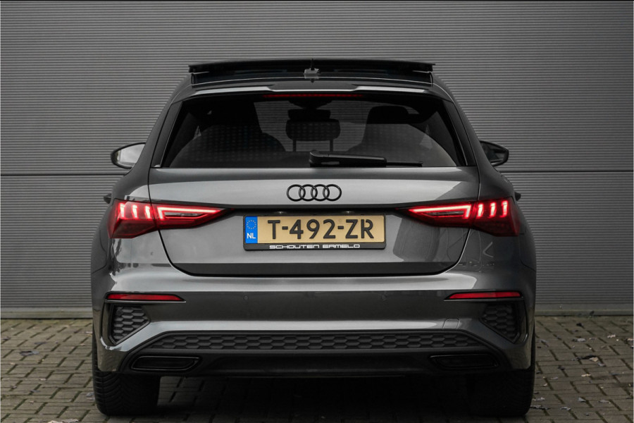 Audi A3 Sportback 30 TFSI S Edition Pano ACC Zwart Optiek Trekhaak