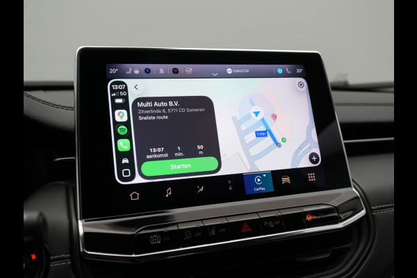 Jeep Compass 4xe 240 Electric S Plug In Hybrid 240pk PHEV | Adaptive Cruise | Camera | Lederen Sportstoelen Verwarmd | Apple Carplay | Stuur Verwarmd | Virtual | Keyless | Navigatie | DAB |