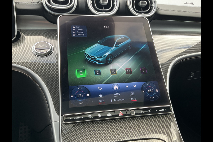 Mercedes-Benz C-Klasse Estate 180 AMG Line Trekhaak Pano Burmester Memory HUD Leer Verw+Ventilatie BOMVOL!