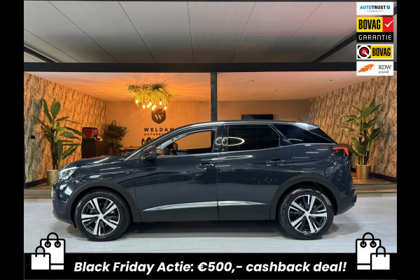 Peugeot 3008 1.2 PureTech Allure Garantie Memory Leder 360 Blindspot StoelVW Carplay ACC Lane Clima Navi Led Rijklaar