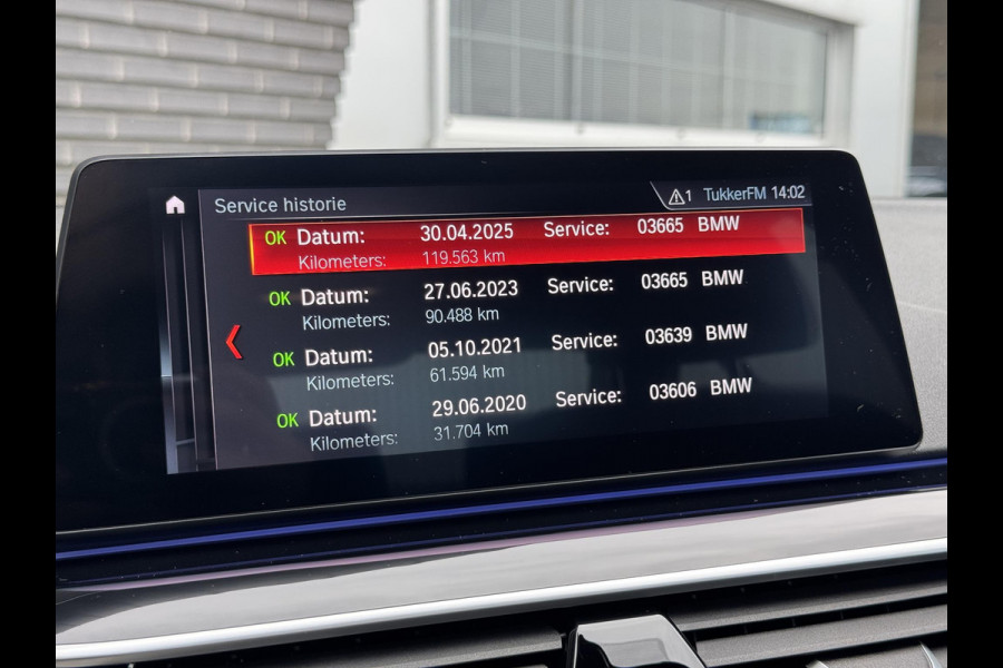 BMW 5 Serie Sedan 530i High Executive M Sport Pakket Automaat / Navigatie Professional / Schuif-/kanteldak / Harman Kardon / Comfortstoelen / Soft Close / Head-Up Display / 20 Inch / Leder / Active Steering