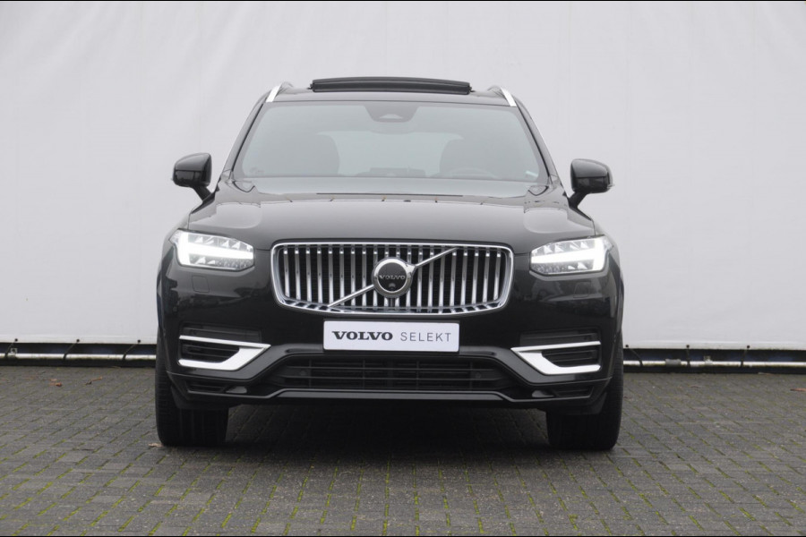 Volvo XC90 T8 455PK Automaat AWD Ultimate Bright / Bowers & Wilkins/ Luchtvering/ Semi elektrische trekhaak/ 360 camera/ Gelaagd glas/ 21'' velgen/ head-up display/ Standkachel