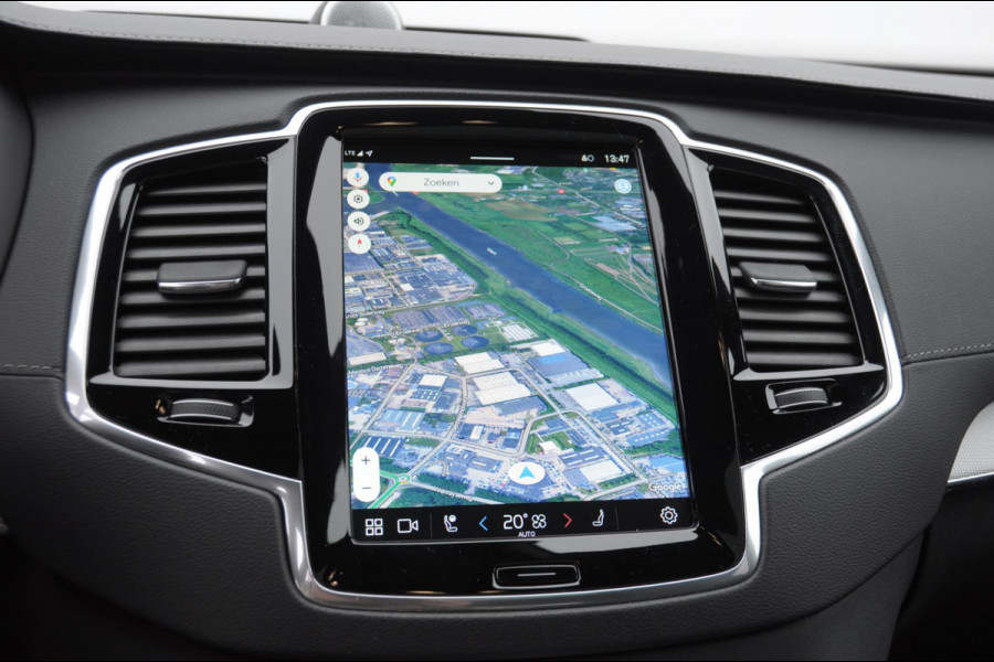 Volvo XC90 T8 455PK Automaat AWD Ultimate Bright / Bowers & Wilkins/ Luchtvering/ Semi elektrische trekhaak/ 360 camera/ Gelaagd glas/ 21'' velgen/ head-up display/ Standkachel