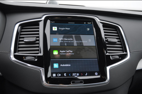 Volvo XC90 T8 455PK Automaat AWD Ultimate Bright / Bowers & Wilkins/ Luchtvering/ Semi elektrische trekhaak/ 360 camera/ Gelaagd glas/ 21'' velgen/ head-up display/ Standkachel