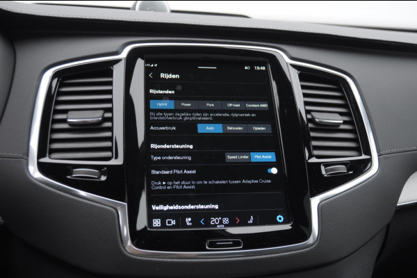 Volvo XC90 T8 455PK Automaat AWD Ultimate Bright / Bowers & Wilkins/ Luchtvering/ Semi elektrische trekhaak/ 360 camera/ Gelaagd glas/ 21'' velgen/ head-up display/ Standkachel