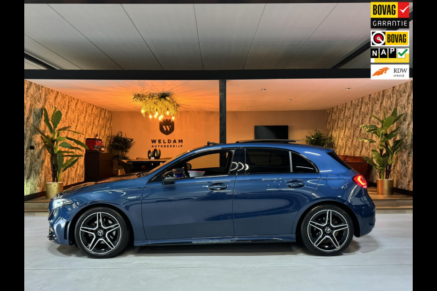 Mercedes-Benz A-Klasse 200 AMG Line Edition Garantie Pano Ambient Night Camera StoelVW Carplay Cruise Clima Navi PDC Led Rijklaar