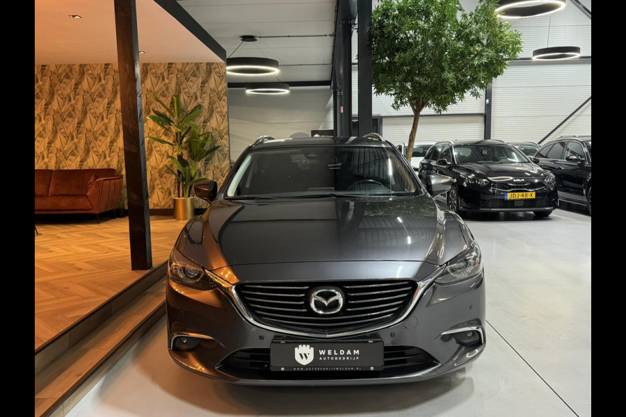 Mazda 6 2.0 SkyActiv-G 165 TS+ Garantie Trekhaak Carplay StoelVW Keyless Blindspot Cruise Clima Navi PDC Led Dab Rijklaar