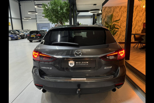 Mazda 6 2.0 SkyActiv-G 165 TS+ Garantie Trekhaak Carplay StoelVW Keyless Blindspot Cruise Clima Navi PDC Led Dab Rijklaar