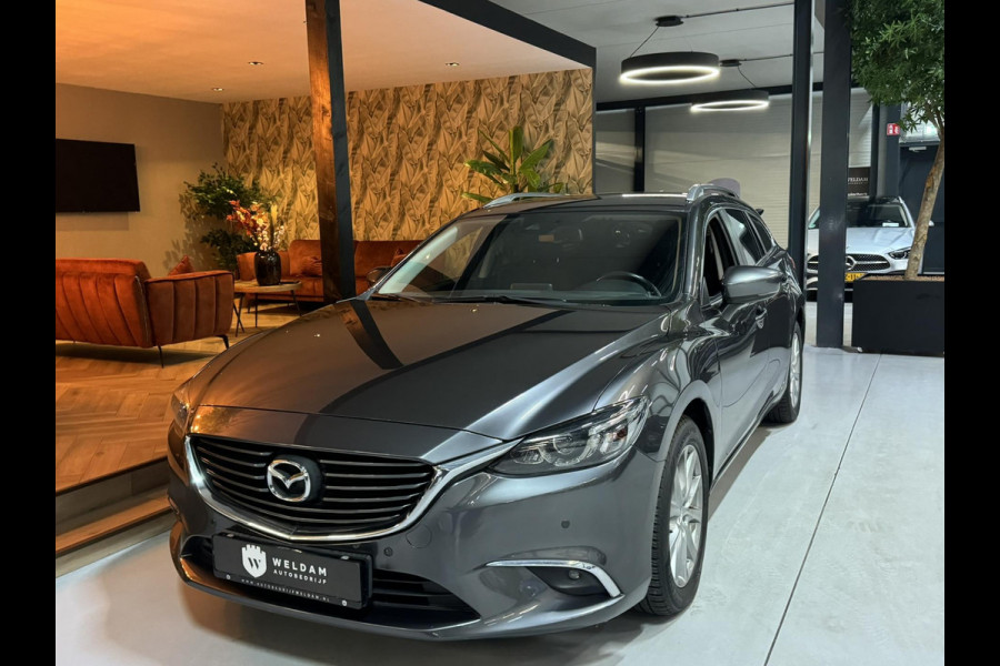Mazda 6 2.0 SkyActiv-G 165 TS+ Garantie Trekhaak Carplay StoelVW Keyless Blindspot Cruise Clima Navi PDC Led Dab Rijklaar