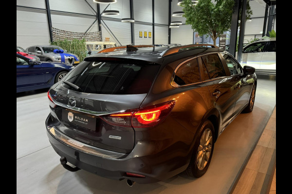 Mazda 6 2.0 SkyActiv-G 165 TS+ Garantie Trekhaak Carplay StoelVW Keyless Blindspot Cruise Clima Navi PDC Led Dab Rijklaar