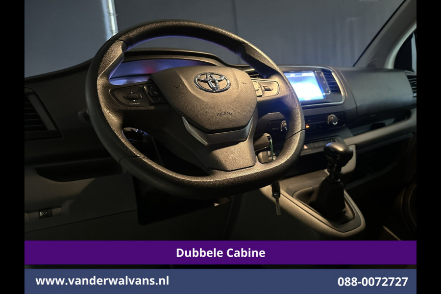 Toyota ProAce 2.0 D-4D 145pk L3H1 Dubbele Cabine Euro6 Airco | 6-zits | Navigatie | Apple Carplay Cruisecontol, Android Auto, 2500kg Trekhaak, Sidebars, Parkeersensoren, Bijrijdersbank