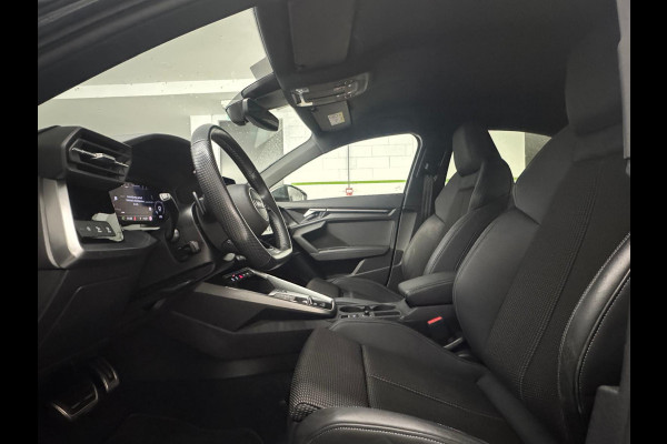 Audi A3 Limousine 30 TFSI S edition, 2 X S- LINE,matrix led, daytona grijs, 1 e eigenaar, 1/2 leder, 's, NL auto nap