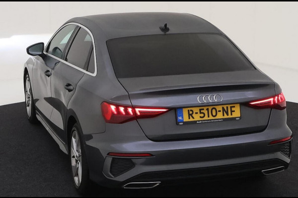Audi A3 Limousine 30 TFSI S edition, 2 X S- LINE,matrix led, daytona grijs, 1 e eigenaar, 1/2 leder, 's, NL auto nap