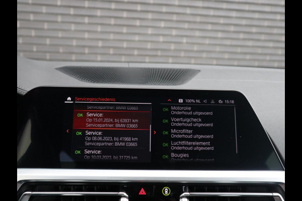BMW 3 Serie Touring 318i Executive Luxury Line Automaat / Live Cockpit Professional / Trekhaak / Elektrisch Verstelbare Sportstoelen / LED / 18 Inch / Leder / Hifi / Chrome Line / DAB / Parkeersensoren voor+achter