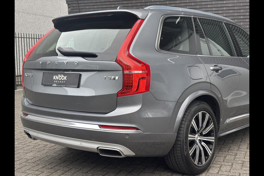 Volvo XC90 2.0 T8 Twin Engine AWD Inscription Automaat / 7 Persoons / Panoramadak / Harman Kardon / Comfortstoelen / Trekhaak / 20 Inch / Stoelverwarming / Achteruitrijcamera / LED / Elektrisch Verstelbare Stoelen