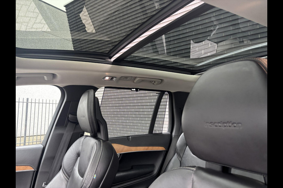 Volvo XC90 2.0 T8 Twin Engine AWD Inscription Automaat / 7 Persoons / Panoramadak / Harman Kardon / Comfortstoelen / Trekhaak / 20 Inch / Stoelverwarming / Achteruitrijcamera / LED / Elektrisch Verstelbare Stoelen