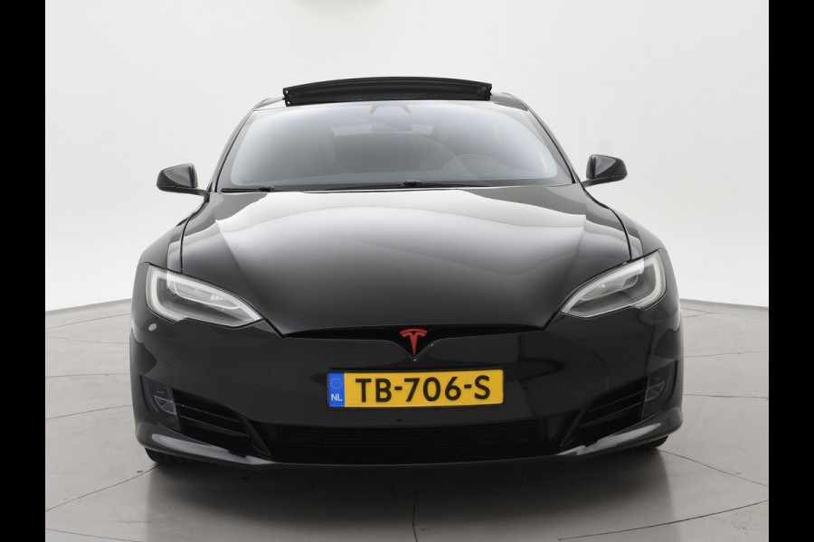 Tesla Model S 100D PERFORMANCE P100D 612 PK + 21 INCH | AUTOPILOT | CARBON | SCHUIFDAK| LUCHTVERING