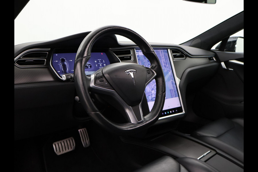 Tesla Model S 100D PERFORMANCE P100D 612 PK + 21 INCH | AUTOPILOT | CARBON | SCHUIFDAK| LUCHTVERING