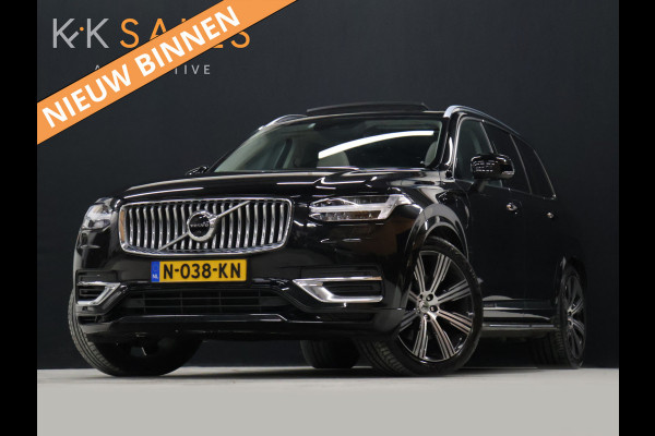 Volvo XC90 2.0 T8 Recharge AWD Inscription Exclusive [7-ZITS, LUCHTVERING FOUR-C, SCHUIFKANTELDAK, TREKHAAK INKLAPBAAR, MEMORY SEATS, APPLE CARPLAY, ANDROID, HARMAN/KARDON, HEAD-UP, 360 CAMERA, STUURVERWARMING, STOELVERWARMING, STOELVENTILATIE,
