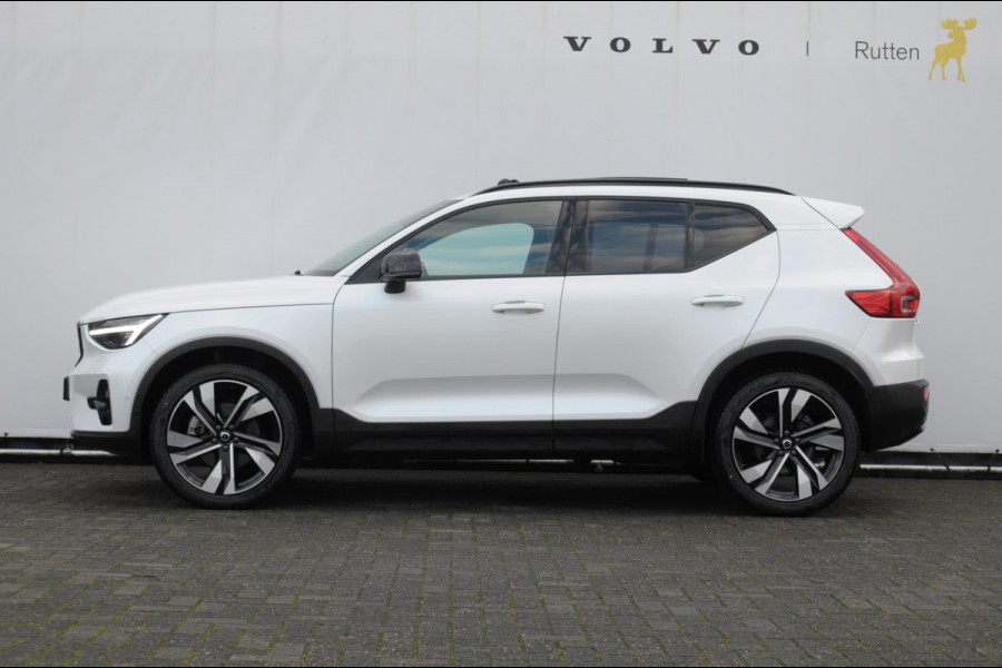Volvo XC40 211PK Automaat B4 Ultimate Dark / Adaptieve cruise control / BLIS / Pixel LED / 20” velgen / Leder interieur / Stoel en stuurwielverwarming / 360 camera / Elektrische stoelen / Panoramadak