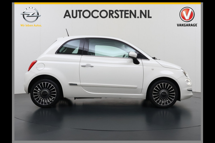 Fiat 500 81PK Turbo Pano-dak Navi Ecc Cruise Control Lounge Lmv Led Business Pack Navigatie Pack Pack Style Isofix EURO6 Volledig Onderhouden, laatste beurt bij 94238km ! Origineel Nederlandse Auto Nieuwprijs €20.140 Super Efficiente Twin Air Turbo Motor