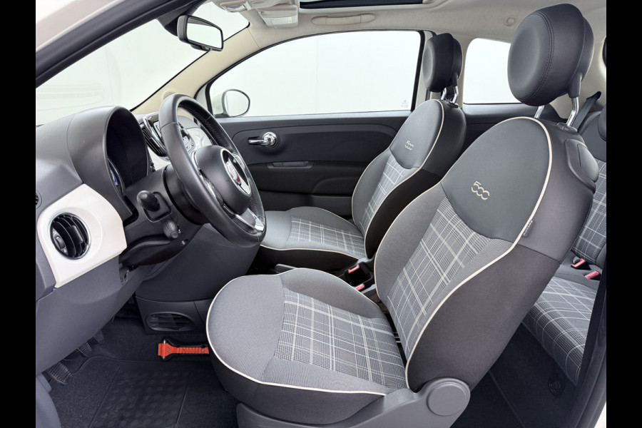 Fiat 500 81PK Turbo Pano-dak Navi Ecc Cruise Control Lounge Lmv Led Business Pack Navigatie Pack Pack Style Isofix EURO6 Volledig Onderhouden, laatste beurt bij 94238km ! Origineel Nederlandse Auto Nieuwprijs €20.140 Super Efficiente Twin Air Turbo Motor