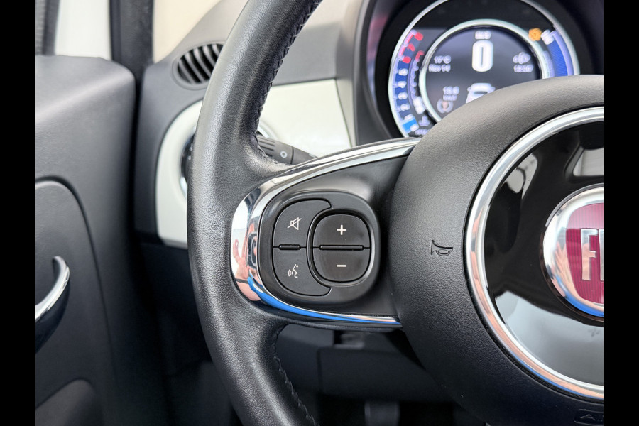 Fiat 500 81PK Turbo Pano-dak Navi Ecc Cruise Control Lounge Lmv Led Business Pack Navigatie Pack Pack Style Isofix EURO6 Volledig Onderhouden, laatste beurt bij 94238km ! Origineel Nederlandse Auto Nieuwprijs €20.140 Super Efficiente Twin Air Turbo Motor
